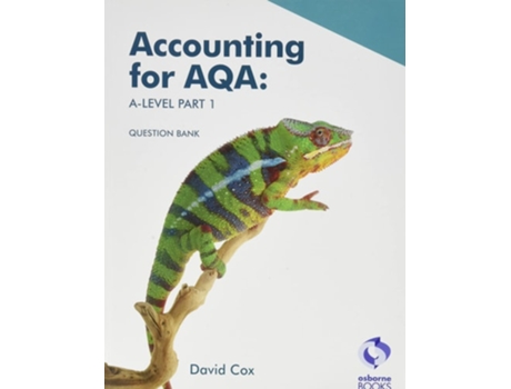 Livro Accounting for AQA A level Part 1 - Question Bank de David Cox (Inglês)