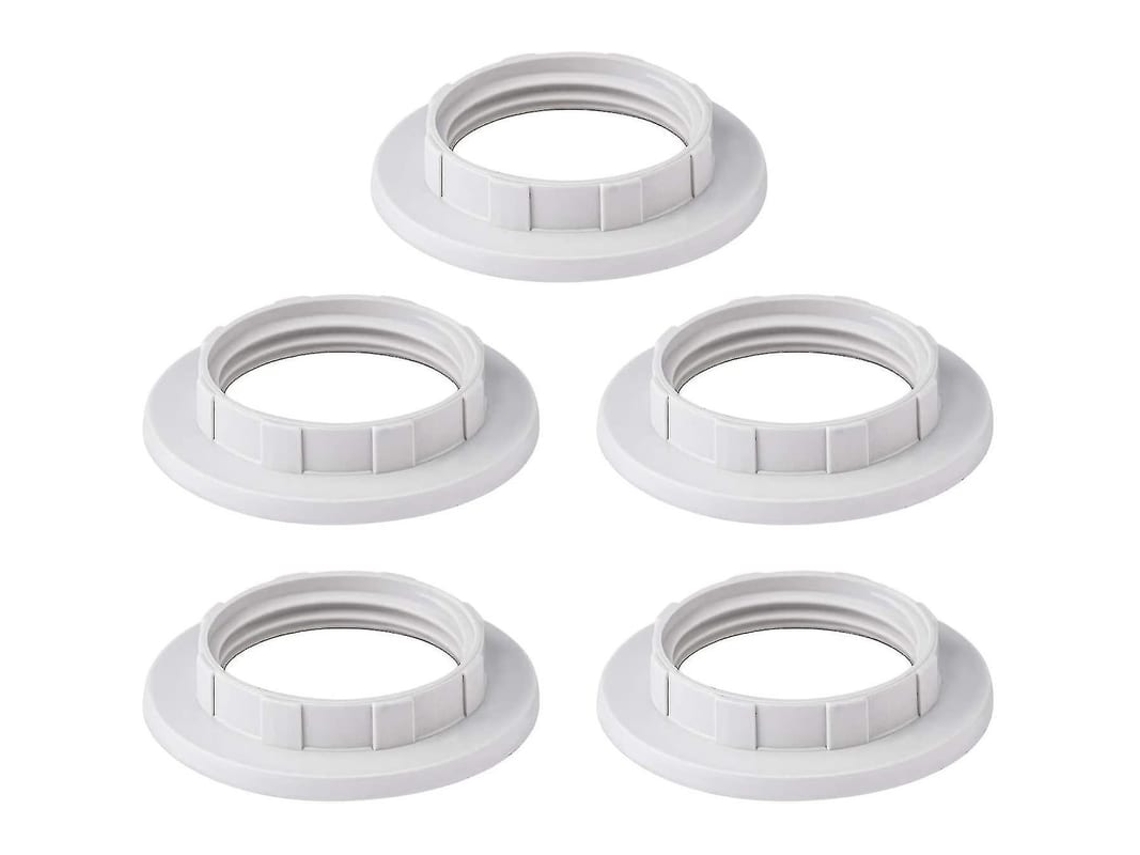 Kit Com 10 Anéis Adaptadores De Lâmpadas Para Soquete E27