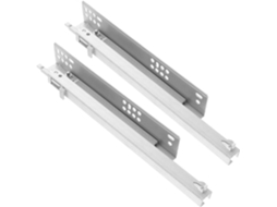 Conjunto De 2 Corrediças Gaveta Reforçadas Para Armários, Feitas De Aço Laminado A Frio E Resistentes