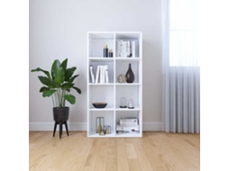 Vidaxl Estante/aparador 66x30x130 Cm Derivados De Madeira Branco