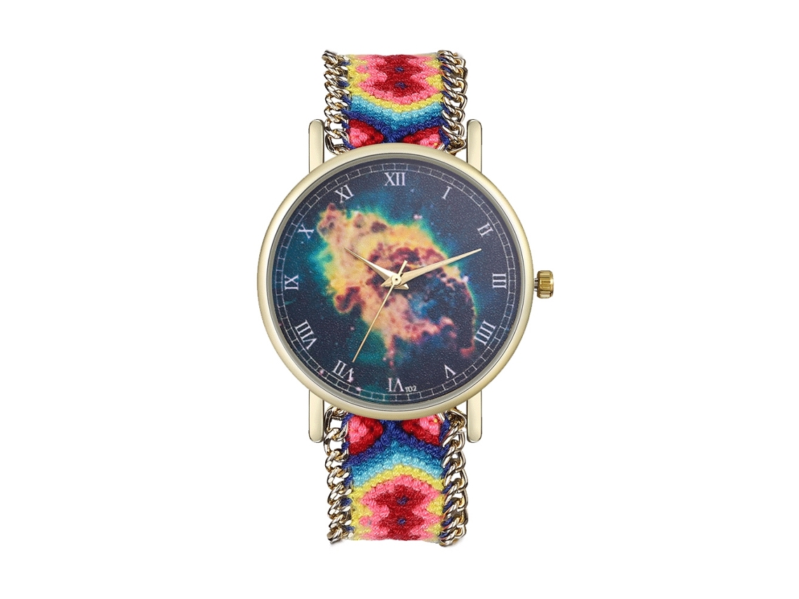 Reloj Casual De Moda Unisex Con Cuerda De Lana Cuarzo Zhoulianfa