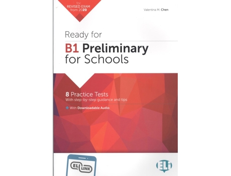 Livro Ready For B1 Preliminary For Schools -- 2020 Format de Valentina M. Chen (Inglês)