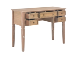 Secretária Castanho 109,5x45x77,5 Cm Madeira MAISON EXCLUSIVE
