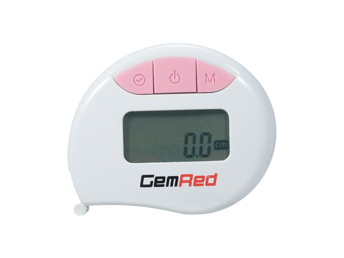 Fita Métrica Inteligente YURU Gemred para Medição Corporal, App Bt, Retrátil 60in/150cm