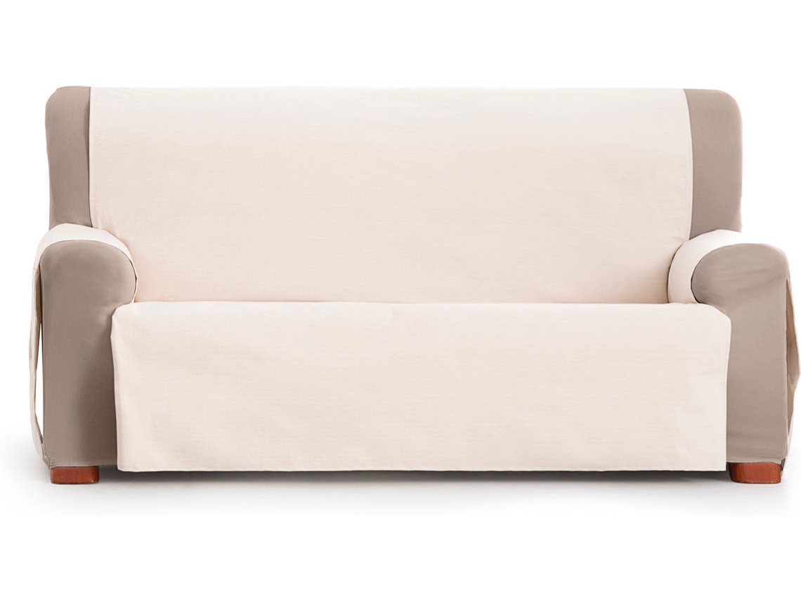Capa Impermeável para sofá de 2 lugares Emma (110 cm - Marfim)