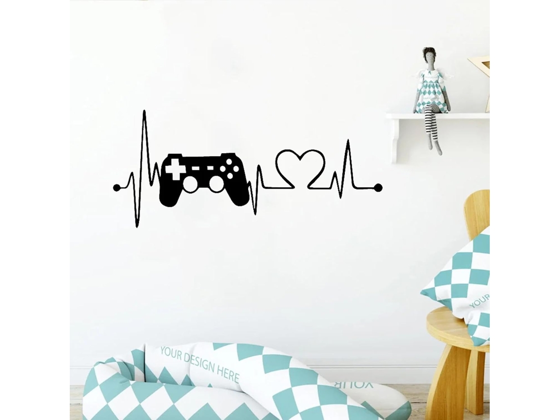 Adesivos Murais Sobre O Tema Do Jogo De Vídeo Para O Salão, A Garagem, A Sala Da Criança, A Sala De Jogos Dos Meninos.
