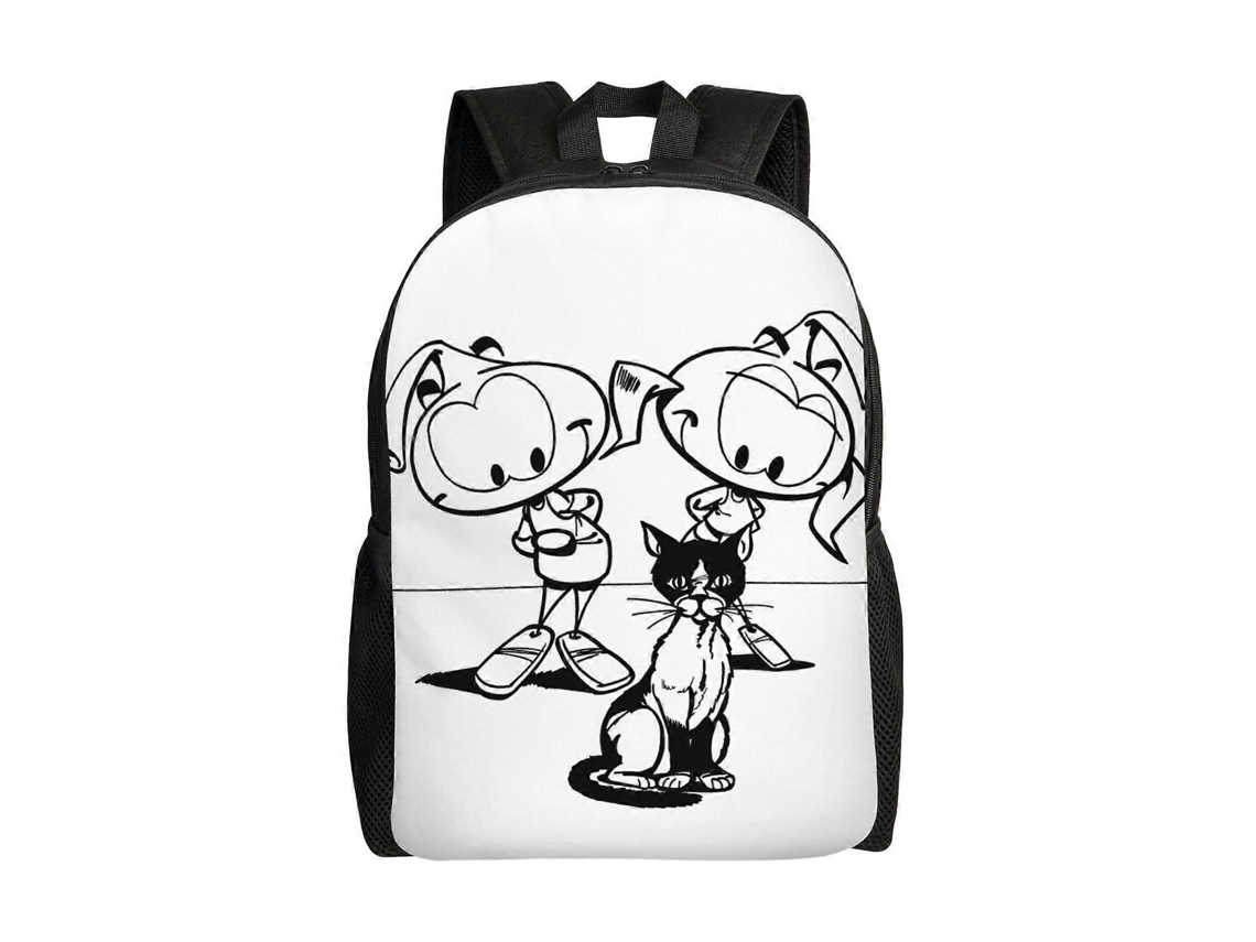 Mochila Snorks Para Estudantes, Leve E Elegante, Impermeável E Com Alça De Ombro Respirável.