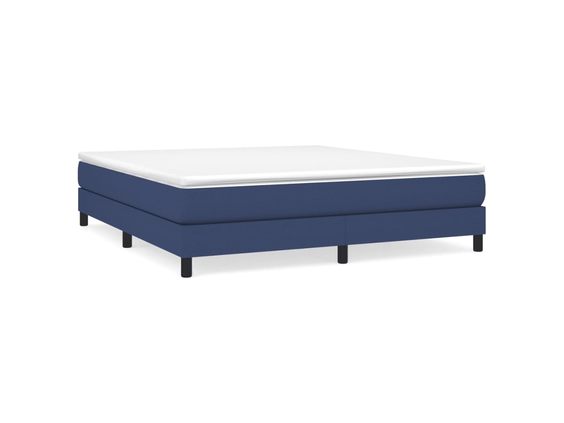 Box Spring Bed, Box Spring Beds Vidaxl Azul Tecido (180 X 200 Cm)
