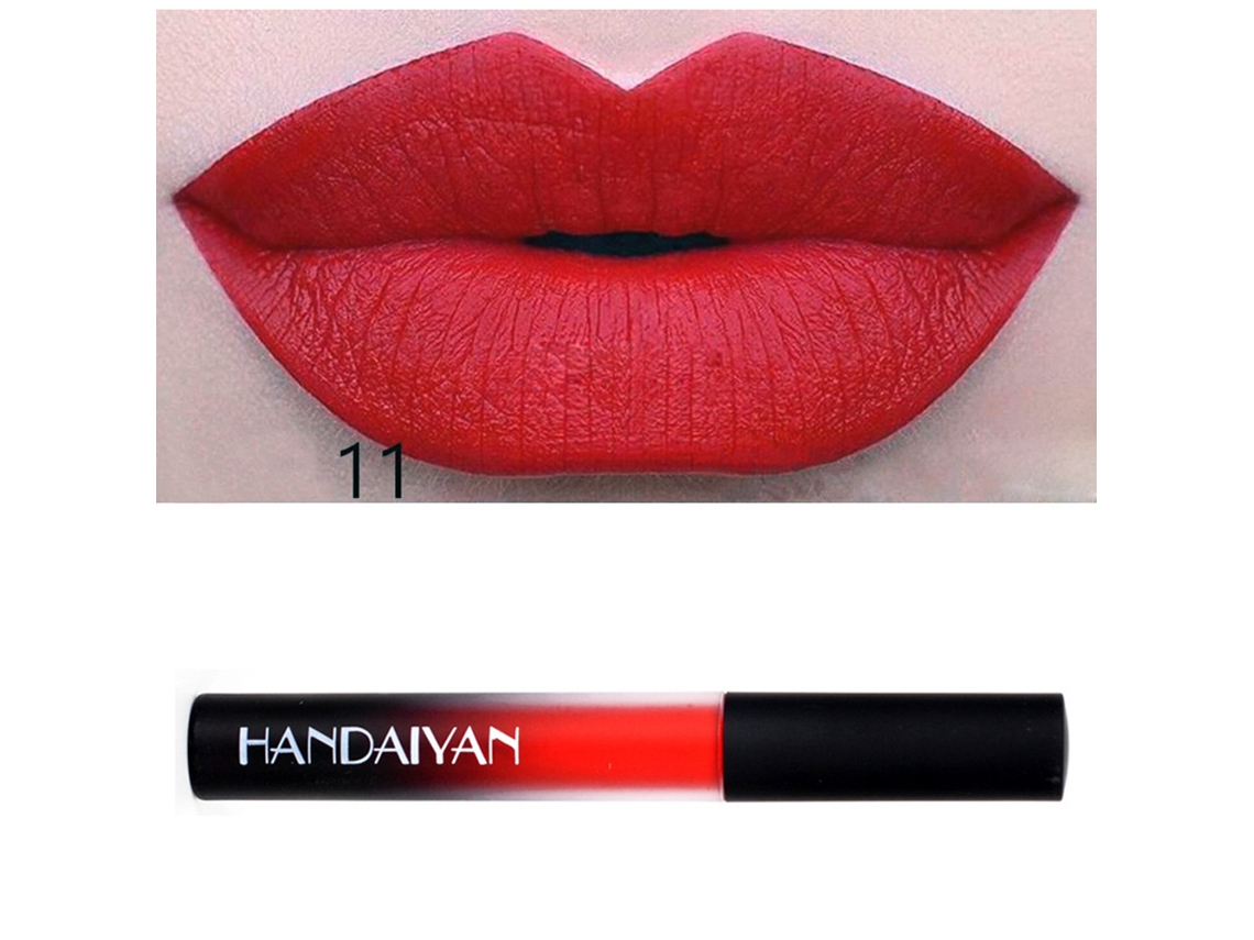 Labial Líquido Mate De Larga Duración Impermeable - Gloss Labial 11 Maquillaje Cosmético