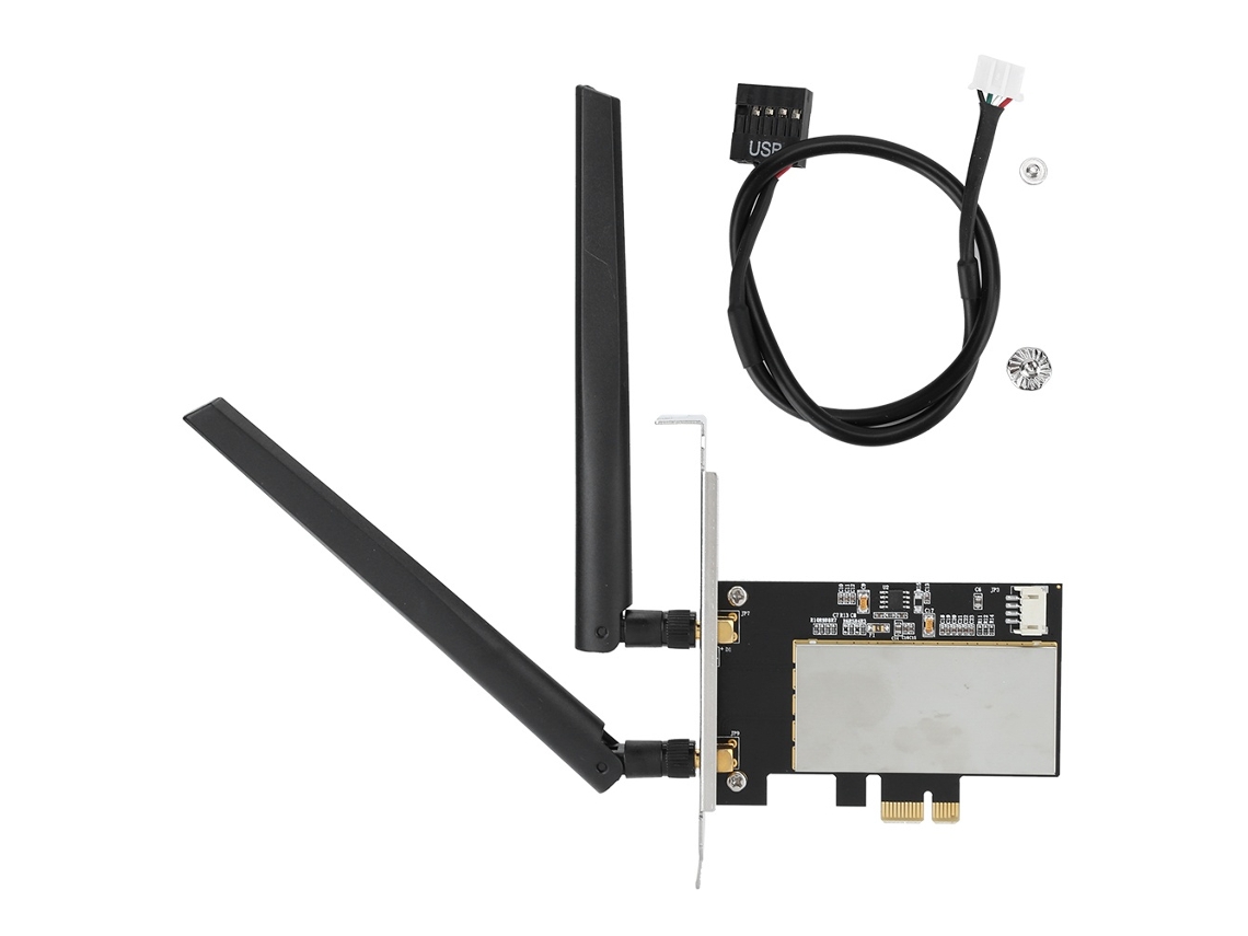 Lurelia Placa Wi-fi M.2 Ngff Ax200 Bcm94350zae Antena 4g Lte