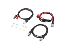 Kit Cabo Teste Coaxial Bnc para Bnc com Gancho e Pinça Crocodilo P1260 50 Ohms 100m