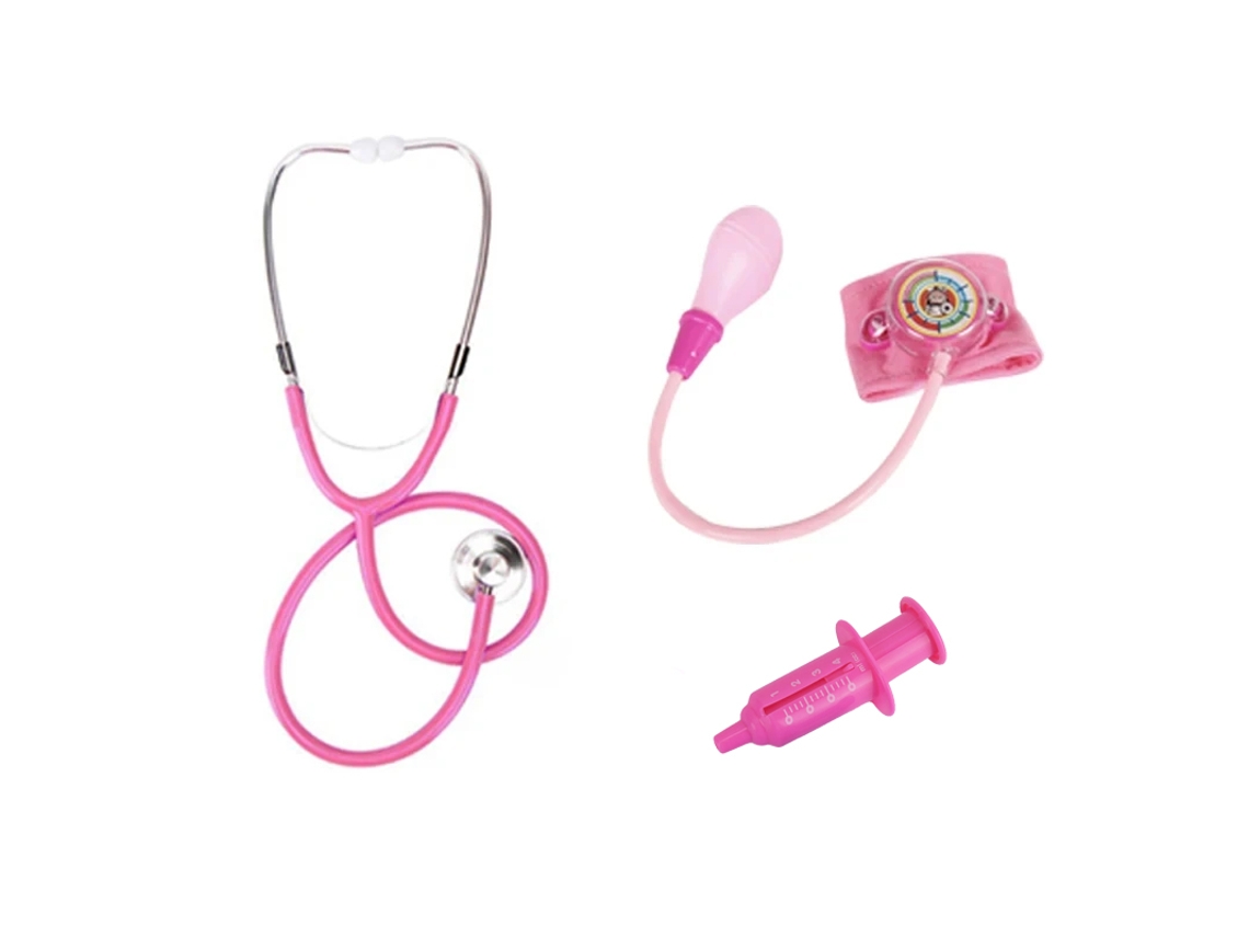 Quebra-cabeça Infantil De Médico (3 Peças, Rosa)