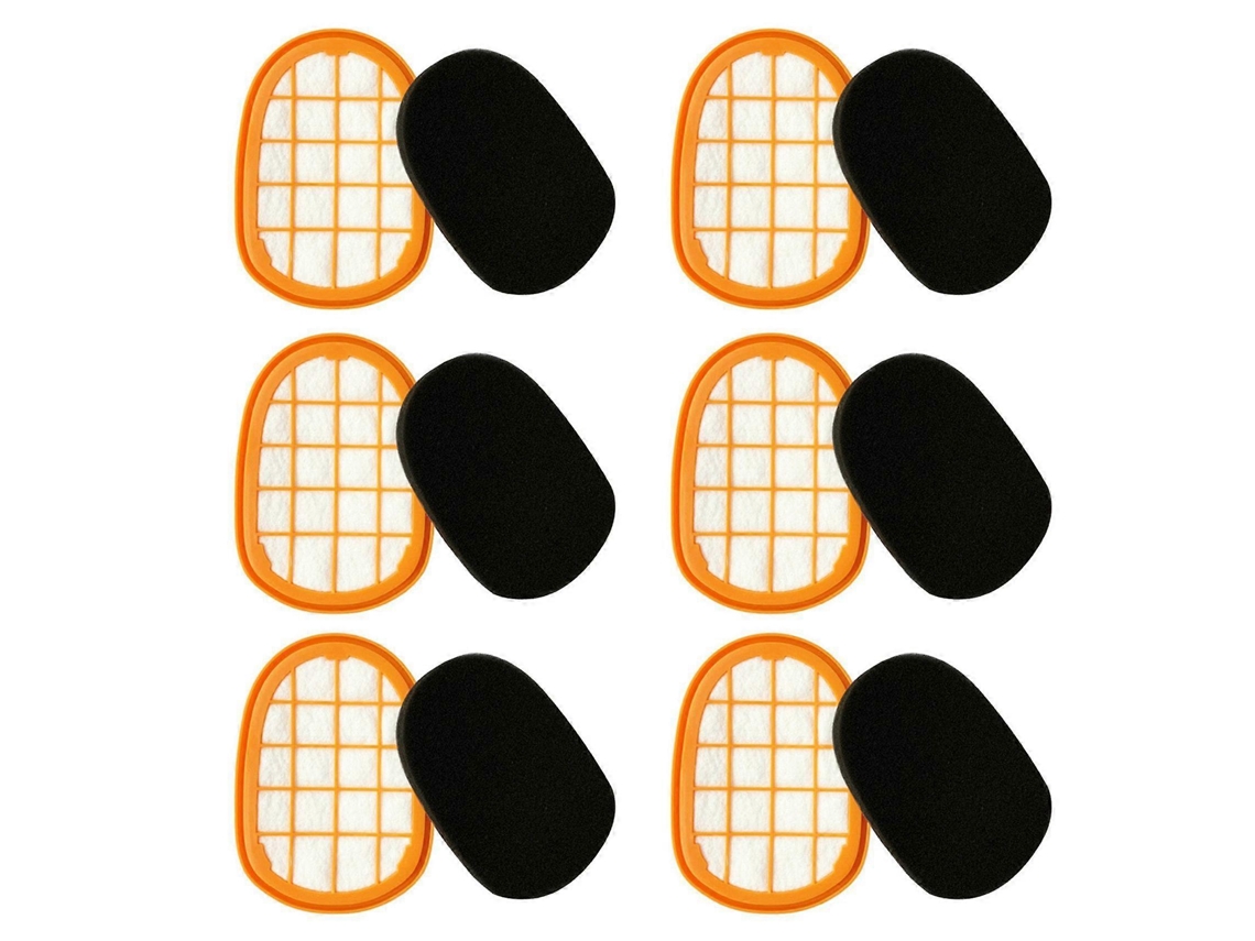 6pcs Aspirador Filtro Acessórios Para Compatível Com Philips Fc6822 Fc6823 Fc6827 Fc6908 Fc6906 Fc6904 Peças