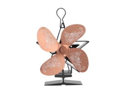 Laxiscreed Ventilador De Lareira Termodinâmico Auto-gerador Com 4 Lâminas E Alta Resistência