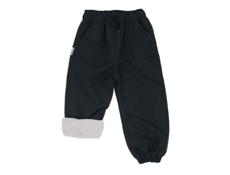 Calças de Bebé JAN & JUL Forro Velo Preto (2/3 anos)