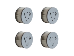 4Pcs Filtro Hepa para Jimmy Jv85/Jv85 Pro/H9 Pro/A6/A7/A8 Handheld