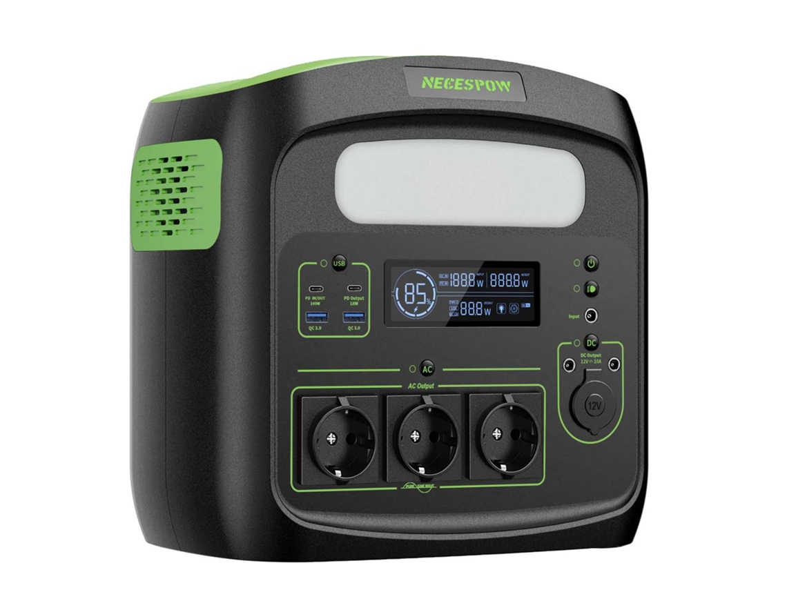 N7576 Estação de Energia Portátil 700 W com Bateria Lifepo4 483,84 Wh NEWSMY | NEWSMY