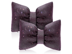 Conjunto de 2 Almofadas em Formato Laço com Strass para Encostos Cabeça Carro, Decorativas e CHABERLU