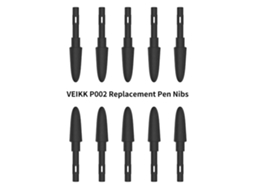 Veikk P002 10pcs Pontes De Caneta De Reposição Resistentes Ao Desgaste Para Tablets Gráficos A50 A15 A15pro