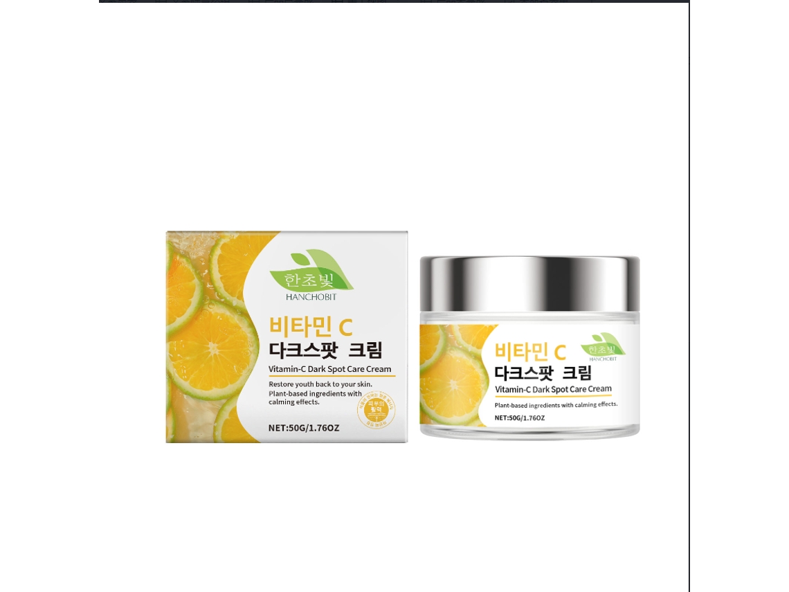 Creme Facial Clareador Com Vitamina C Para Pele Radiante