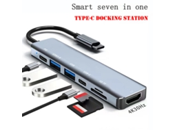 Estação de Docking Usb c 7 em 1 LAXISCREED