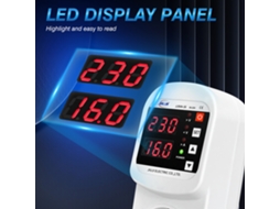Socket Protector Automático com Display LED e Recarga Automática para Refrigerador | S/MARCA