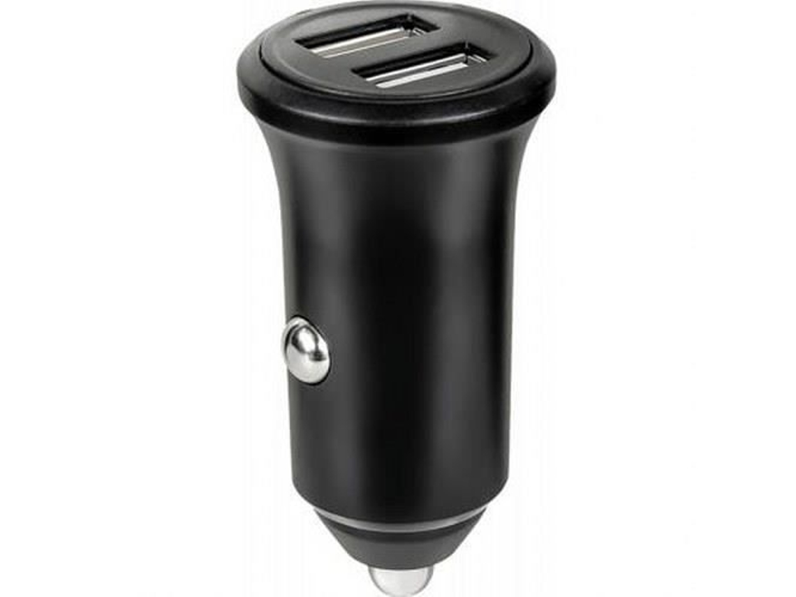 Carregador Carro Duplo Usb Aa Fastcharge Reciclado BIGBEN CONNECTED Plástico Preto