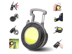 Lanterna Led Cob Mini Recarregável Impermeável Ipx4 Com Clip E Ímã Para Trabalho E Camping