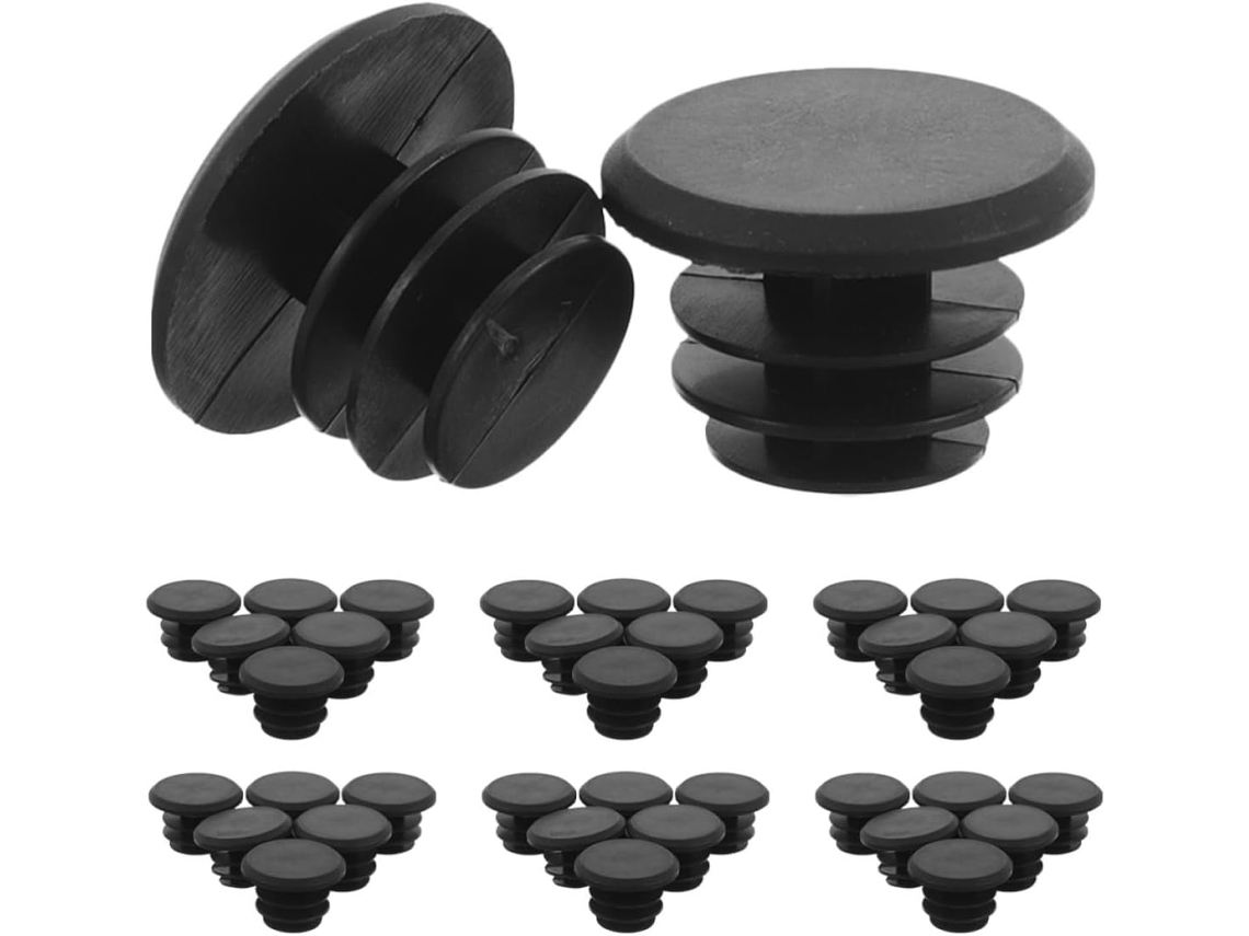 Tampas De Extremidade De Plástico Para Manoplas De Guidão De Bicicletas De Estrada E Mountain Bikes.