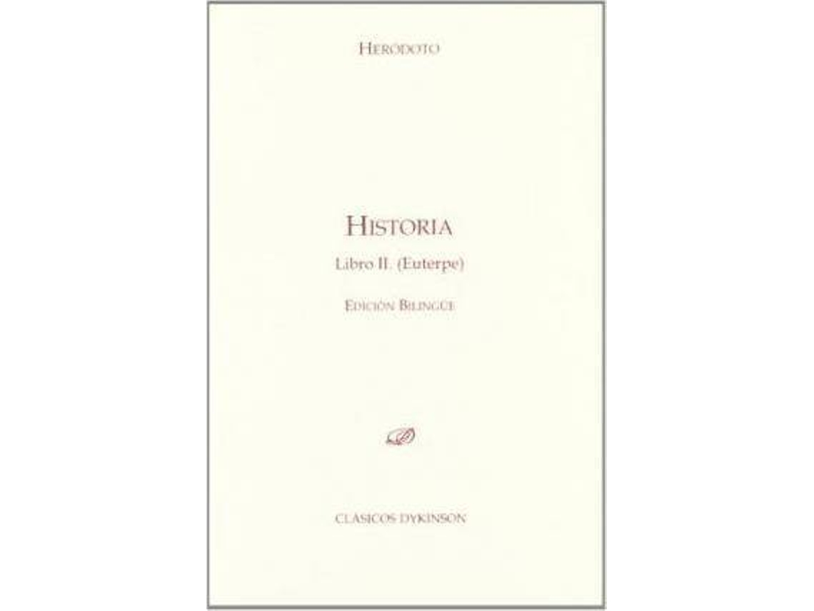 Livro Historia / History de Heródoto e José M Floristán Imizcoz (Espanhol)