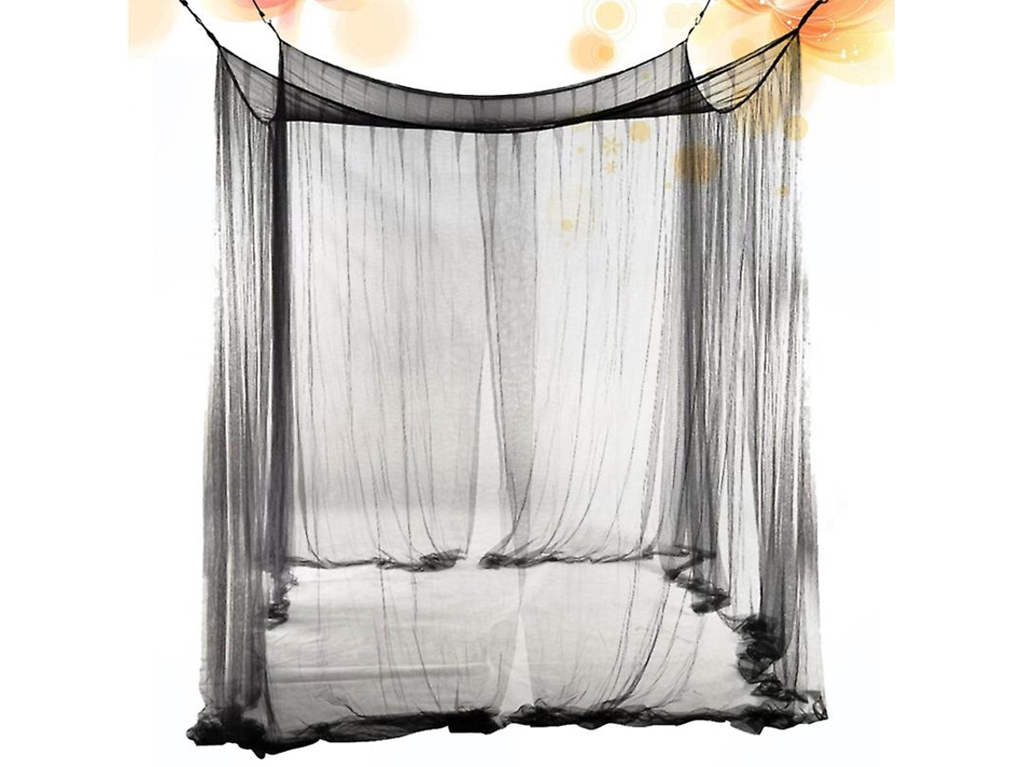 1 Unidade de Cortina de Cama Quadrada Grande ALLINLESS