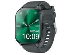 Smartwatch Com Tela Amoled Curva Chamada Bluetooth Frequência Cardíaca Pressão Arterial Oxigênio No Sangue E Monitoramento Do Sono Com Yizhood