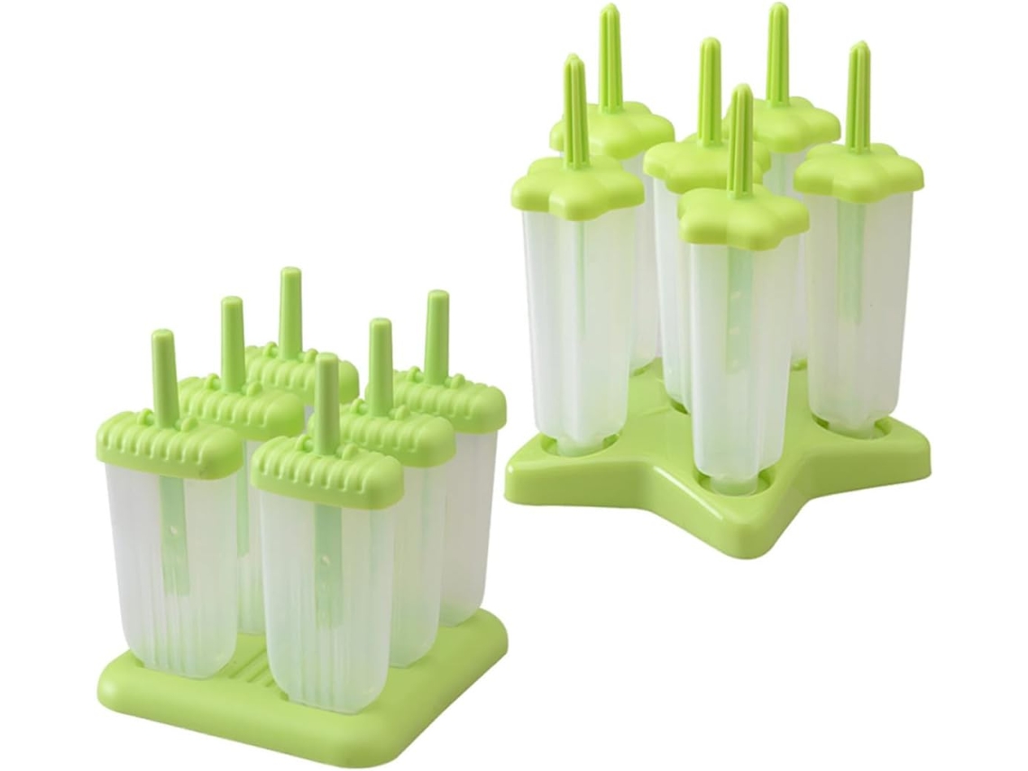 Forma De Picolé Plástico 2 Peças Com Alça