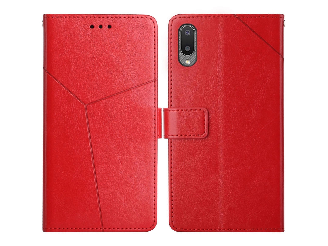 Capa De Couro Com Costura Horizontal Para Samsung Galaxy A02 (versão Europeia), Com Suporte, Compartimentos Para Cartões, Carteira E Porta-retratos.