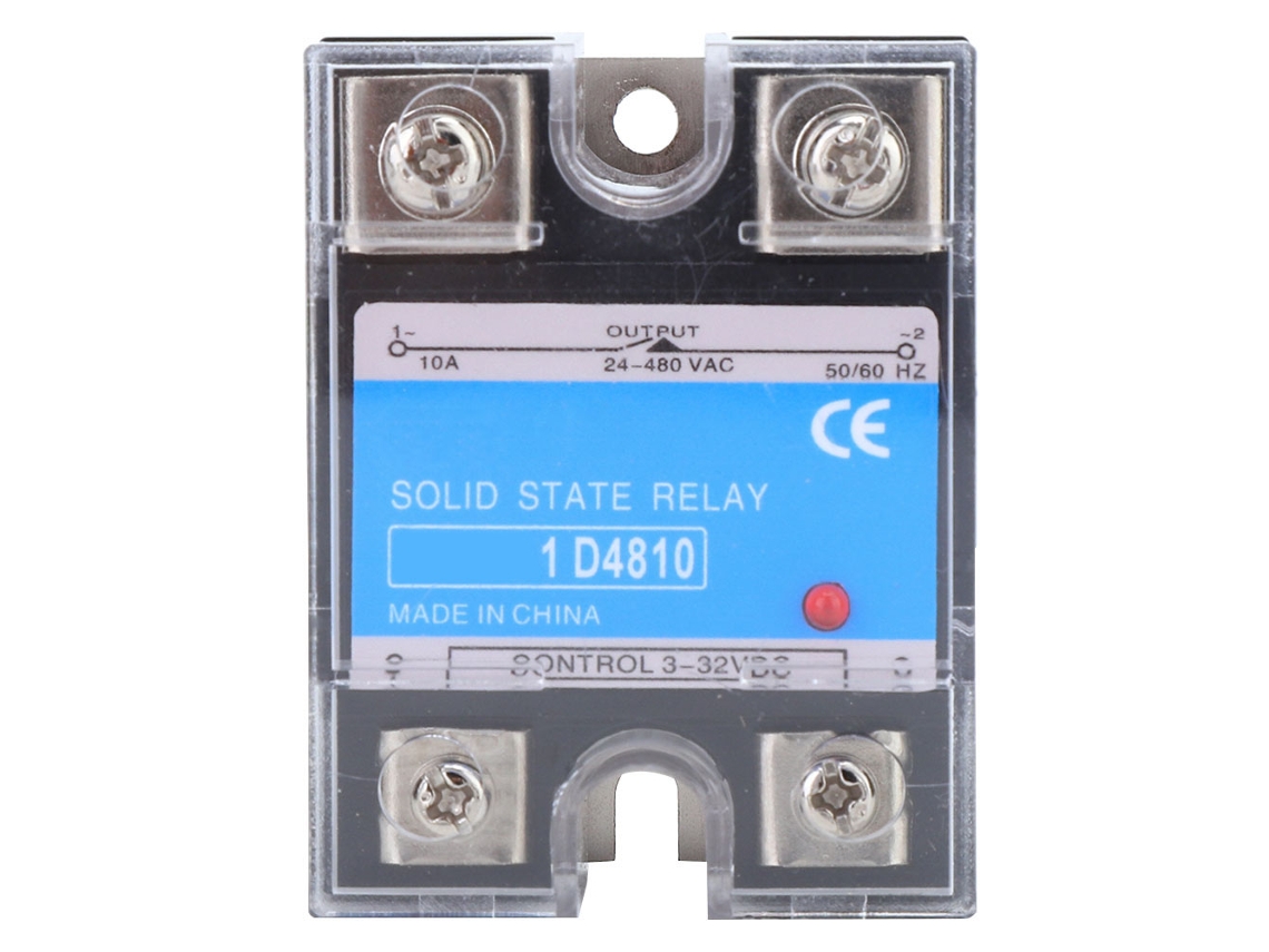 Relé Estático Ssr Berm 1d 4810 3 32vdc 24 480vac 10a 120a Equipamentos Elétricos Cnc Automacao Industrial | S/MARCA