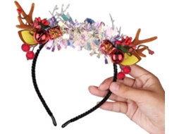 Tiara de Natal com Chifres de Rena SFUSHOS
