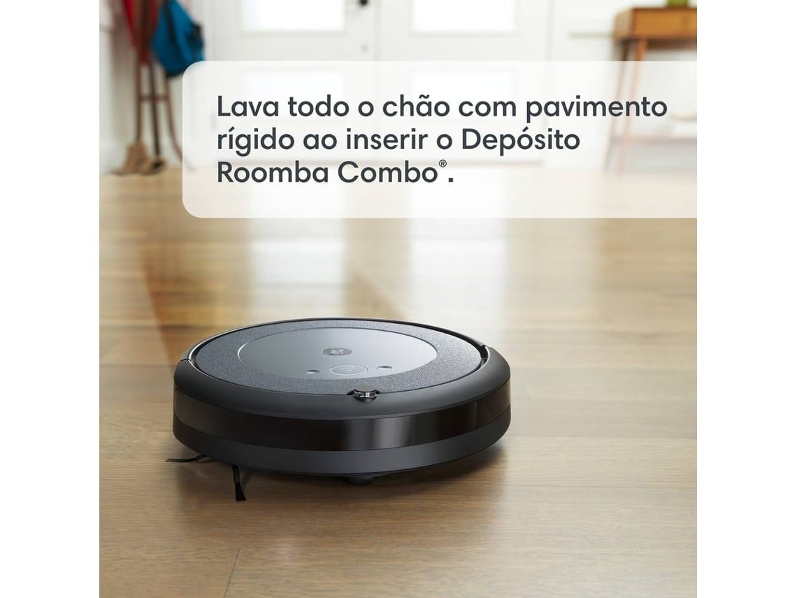 Aspirador Robô IROBOT Roomba Combo I5 Cinzento texturizado