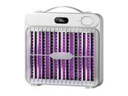 Inn Lâmpada Anti-mosquito Sem Fio 1500v 1200mah Com Função De Luz Noturna Exibição Digital Pode Ser Pendurada Lâmpada Matadora De Mosquito