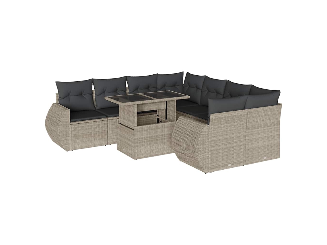 Garden Sofa Set, Garden Sofa Sets Vidaxl Cinzeto Rattan / Vime (n/a)