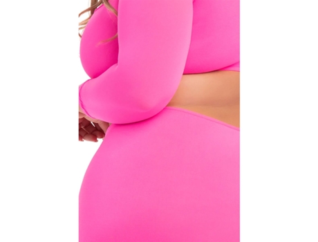 Conjunto de Lingerie PINK LIPSTICK Cor de Rosa (3XL/4XL)