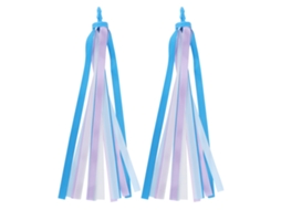 2pcs Cintas Decorativas De Lazo Coloridas Para Manillar De Patinete Bicicleta Niños Niñas