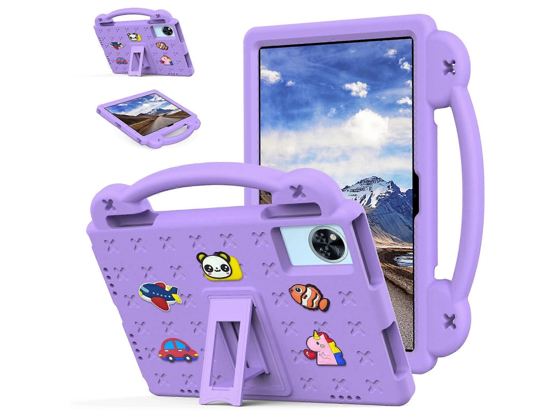 Capa infantil de EVA à prova de choque com suporte e alça para tablet da Webake