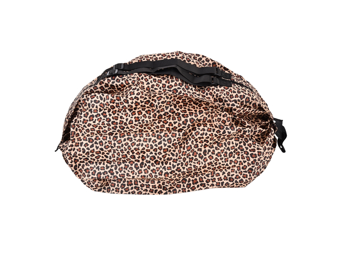 Sacola de Compras Oxford Estampada de Leopardo S/MARCA