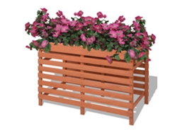 Vidaxl Floreira 100x50x71 Cm Madeira