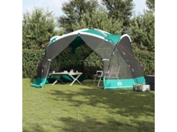 Vidaxl Tenda Mosquiteira Com Telhado Verde Do Mar 434 X 434 X 230 Cm