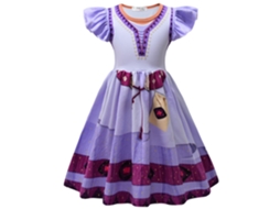 Star Wish Asha Cosplay Vestido de Princesa Roxo 110