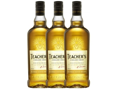 Uísque Blended Suntory Teacher's 1 L (Caixa de 3 unidades)