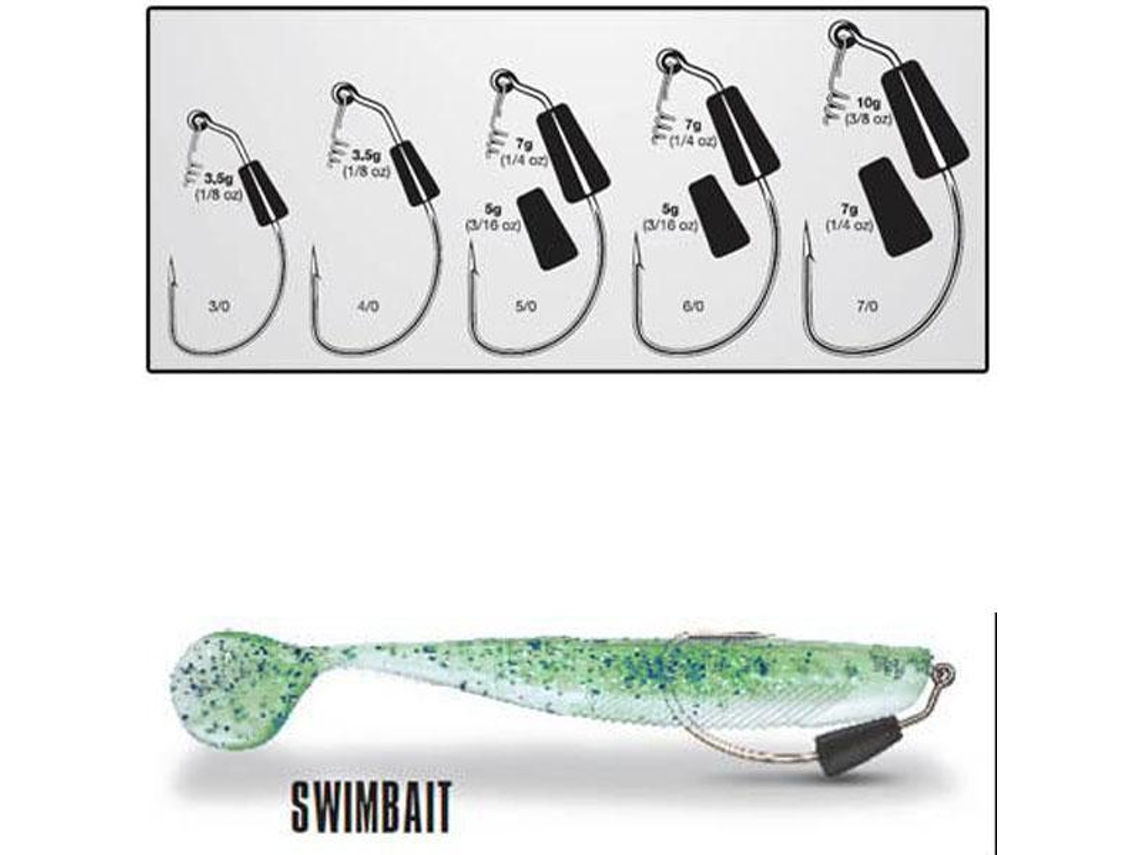 VMC 7346wt Heavy Duty Swimbait Weighted