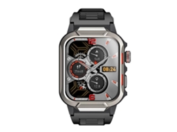 (cinza Escuro + Preto) Smartwatch Esportivo Para Atividades Ao Ar Livre Com Tela Tft De 1,96 Polegadas E Resistência À Água De 3 Atm.
