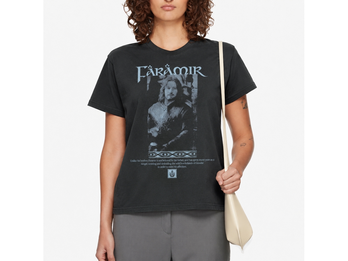 Rockinstone Lord Of The Rings Faramir Of Gondor Black T-shirt Size:s